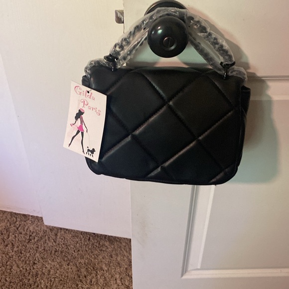 Brand new with tags black Gilda Paris crossbody bag perfect condition - Picture 2 of 4